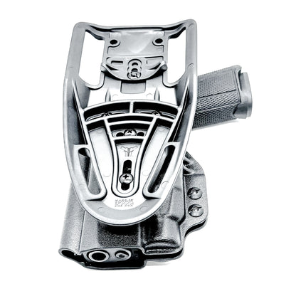 Outside Waistband (OWB) Duty & Competition holster built for Icarus ACE 365 311 FUSE & TLR-7 HL-X. Red-dot & suppressor-sight compatible, secure retention, made in the USA.
