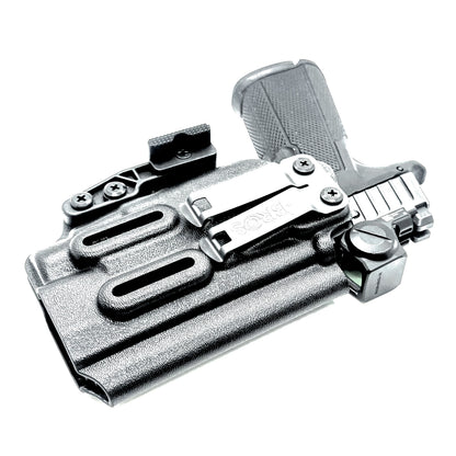 Custom Inside Waistband (IWB) holster for the Icarus Precision ACE 365 311 FUSE & TLR-7 HL-X. Optic-ready, Enigma compatible, ModWing concealment, made in the USA.