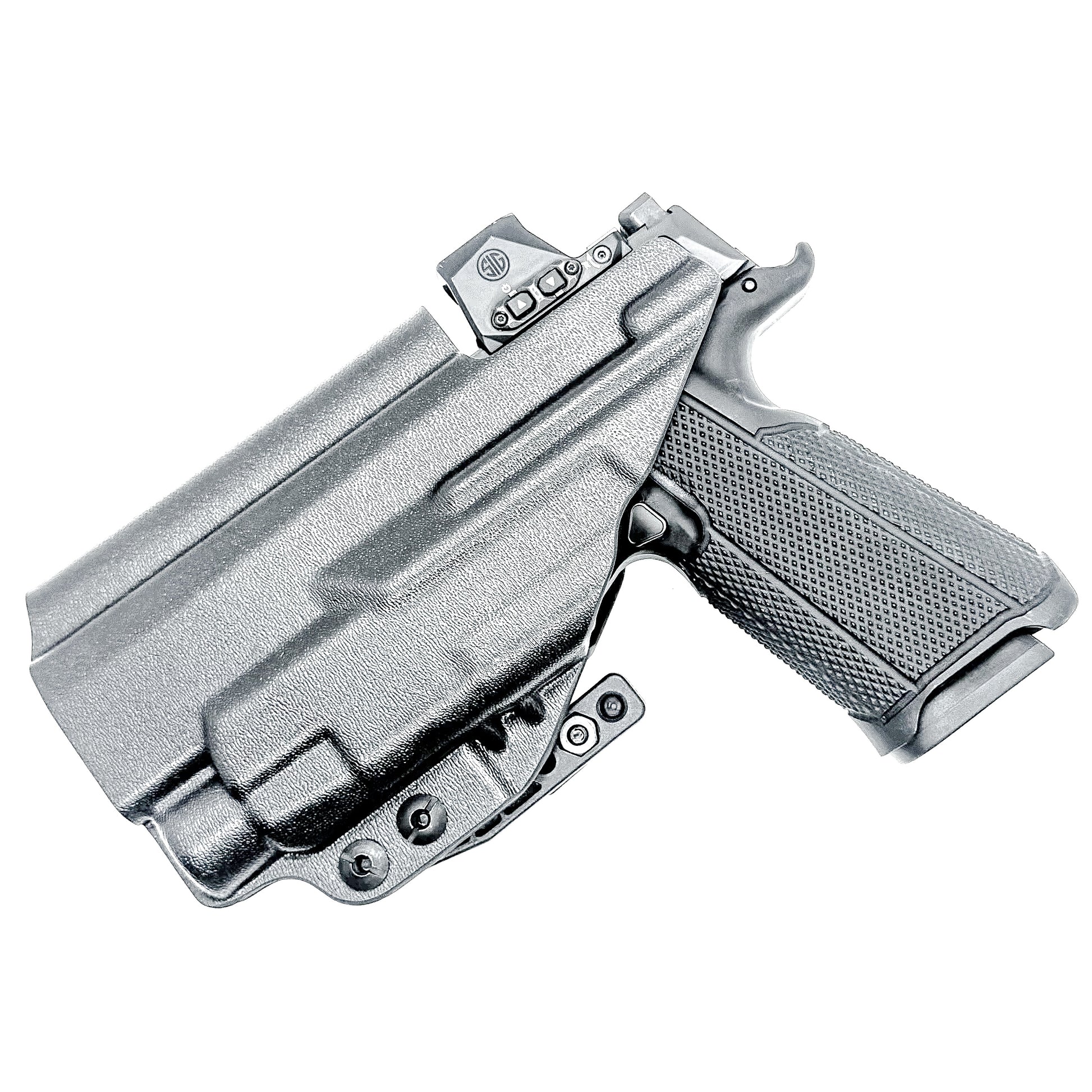 Custom Inside Waistband (IWB) holster for the Icarus Precision ACE 365 311 FUSE & TLR-7 HL-X. Optic-ready, Enigma compatible, ModWing concealment, made in the USA.