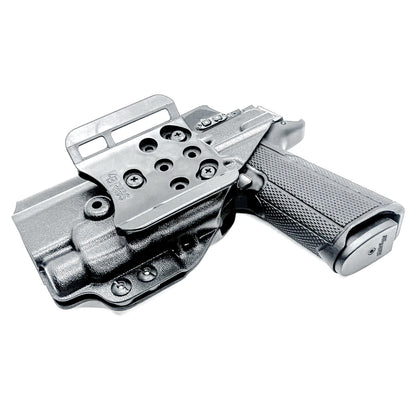 Outside Waistband (OWB) holster for the Icarus ACE 365 311 FUSE & TLR-7 HL-X. Red-dot compatible, adjustable retention, open muzzle, stable belt carry, USA-made quality.