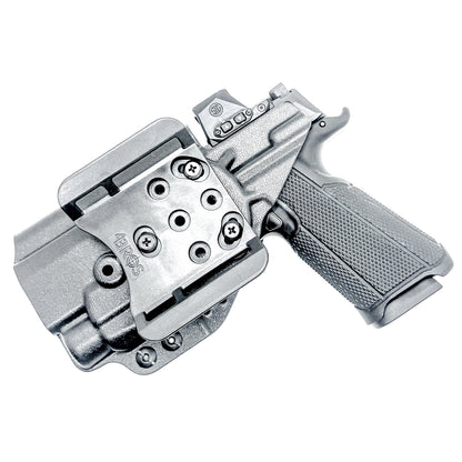 Outside Waistband (OWB) holster for the Icarus ACE 365 311 FUSE & TLR-7 HL-X. Red-dot compatible, adjustable retention, open muzzle, stable belt carry, USA-made quality.