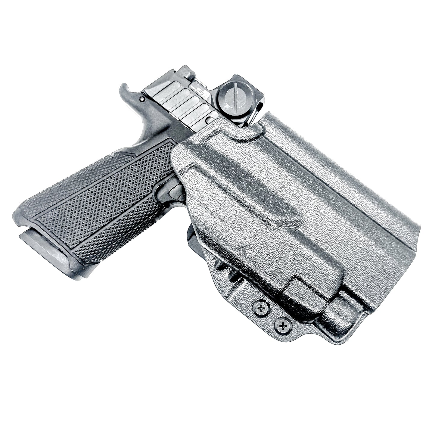 Outside Waistband (OWB) holster for the Icarus ACE 365 311 FUSE & TLR-7 HL-X. Red-dot compatible, adjustable retention, open muzzle, stable belt carry, USA-made quality.
