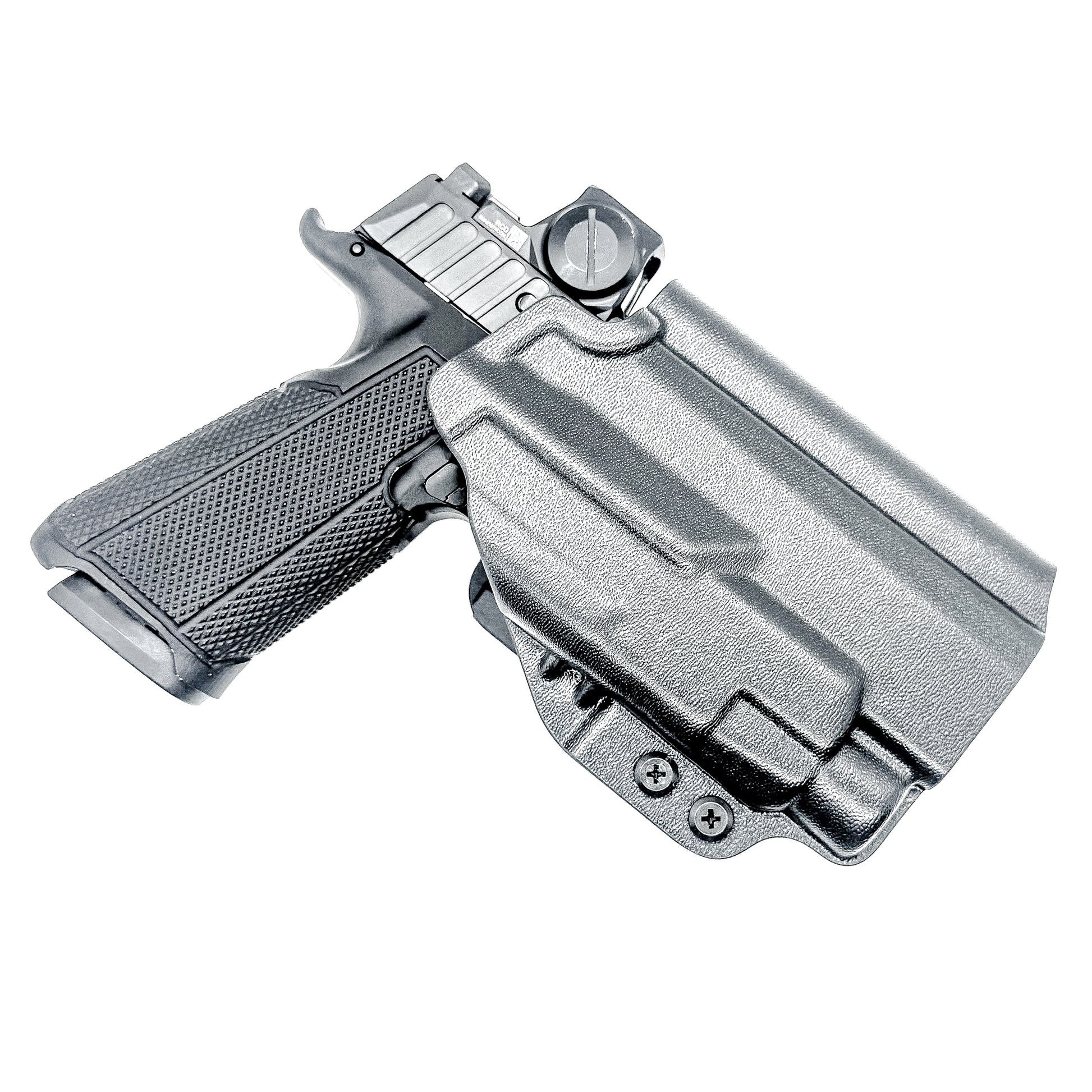Outside Waistband (OWB) holster for the Icarus ACE 365 311 FUSE & TLR-7 HL-X. Red-dot compatible, adjustable retention, open muzzle, stable belt carry, USA-made quality.