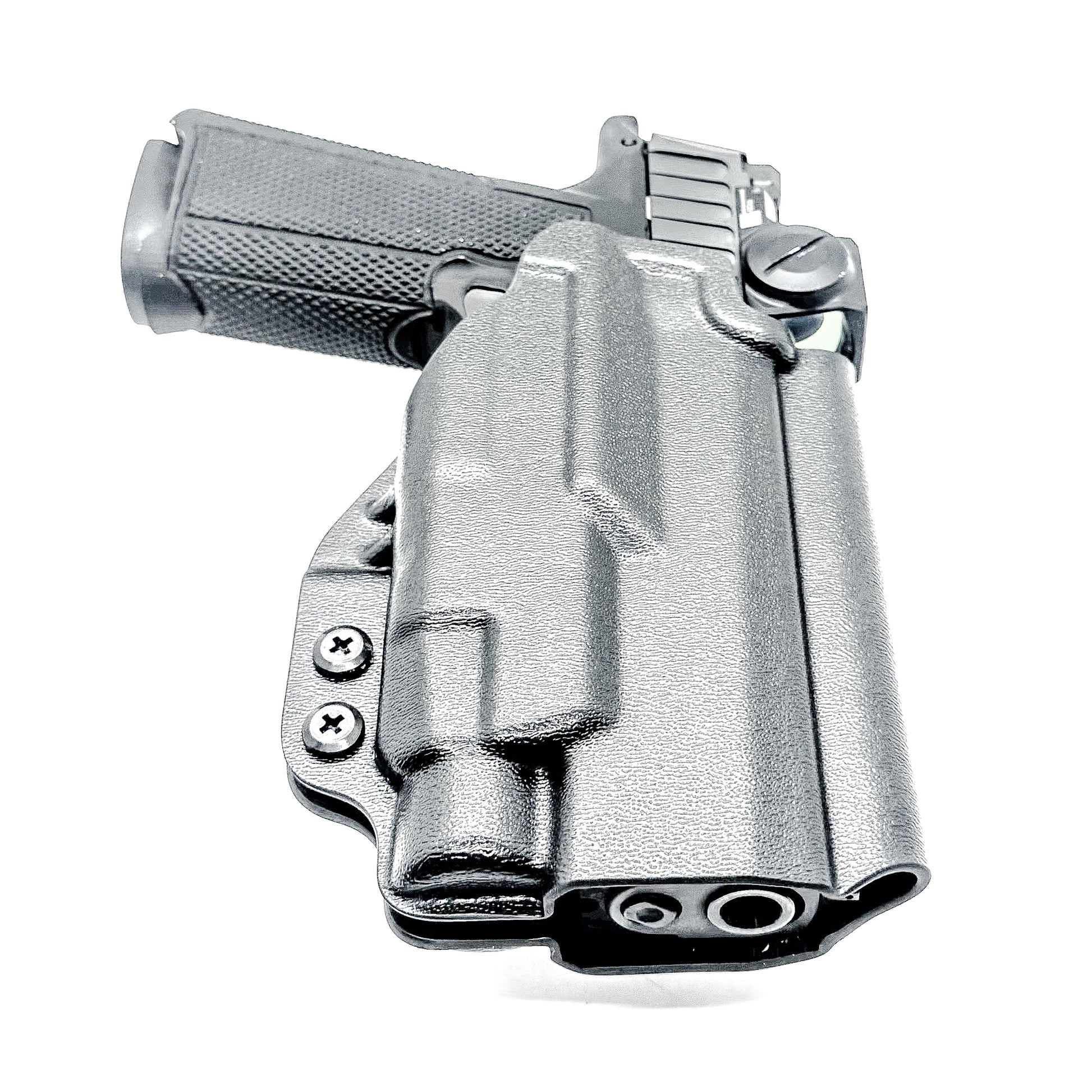 Outside Waistband (OWB) holster for the Icarus ACE 365 311 FUSE & TLR-7 HL-X. Red-dot compatible, adjustable retention, open muzzle, stable belt carry, USA-made quality.