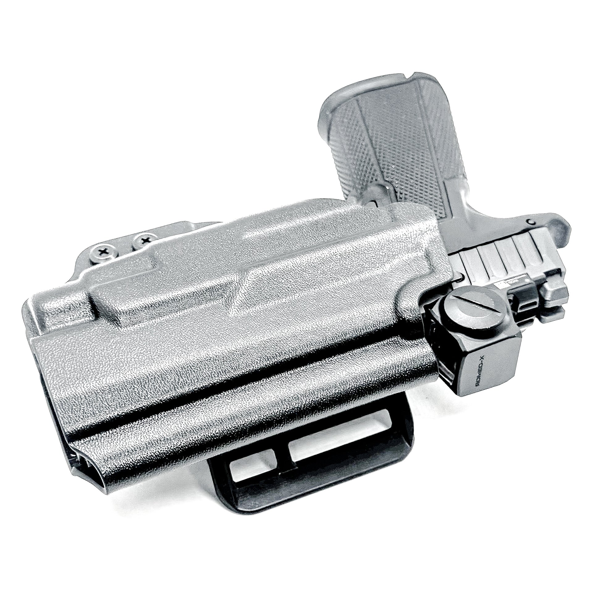 Outside Waistband (OWB) holster for the Icarus ACE 365 311 FUSE & TLR-7 HL-X. Red-dot compatible, adjustable retention, open muzzle, stable belt carry, USA-made quality.