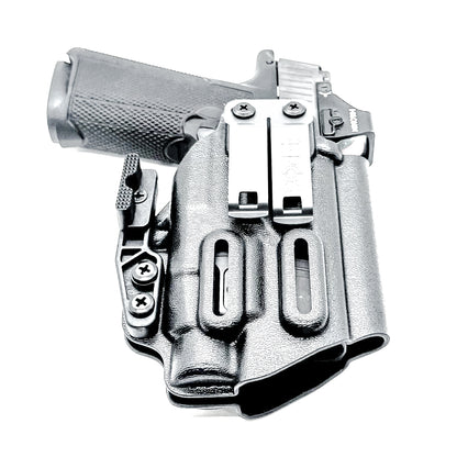 Custom Inside Waistband (IWB) holster for the Icarus Precision ACE 365 311 & TLR-7 HL-X. Optic-ready, Enigma compatible, ModWing concealment, made in the USA.