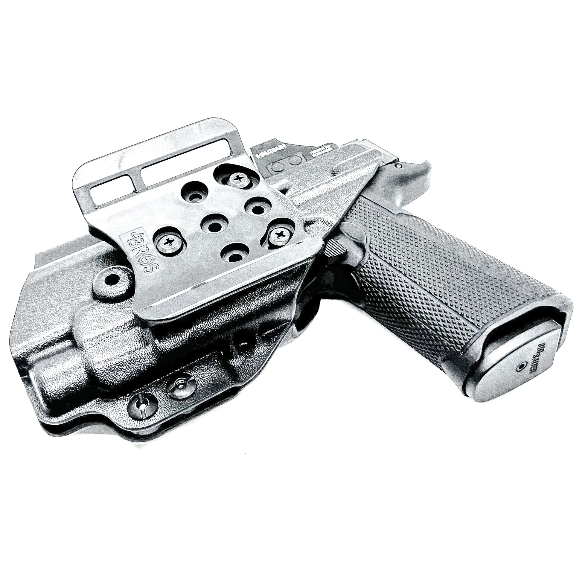 Outside Waistband (OWB) holster fits Icarus ACE 365 311 & TLR-7 HL-X. Red-dot compatible, adjustable retention, open muzzle, stable belt carry, USA-made quality.