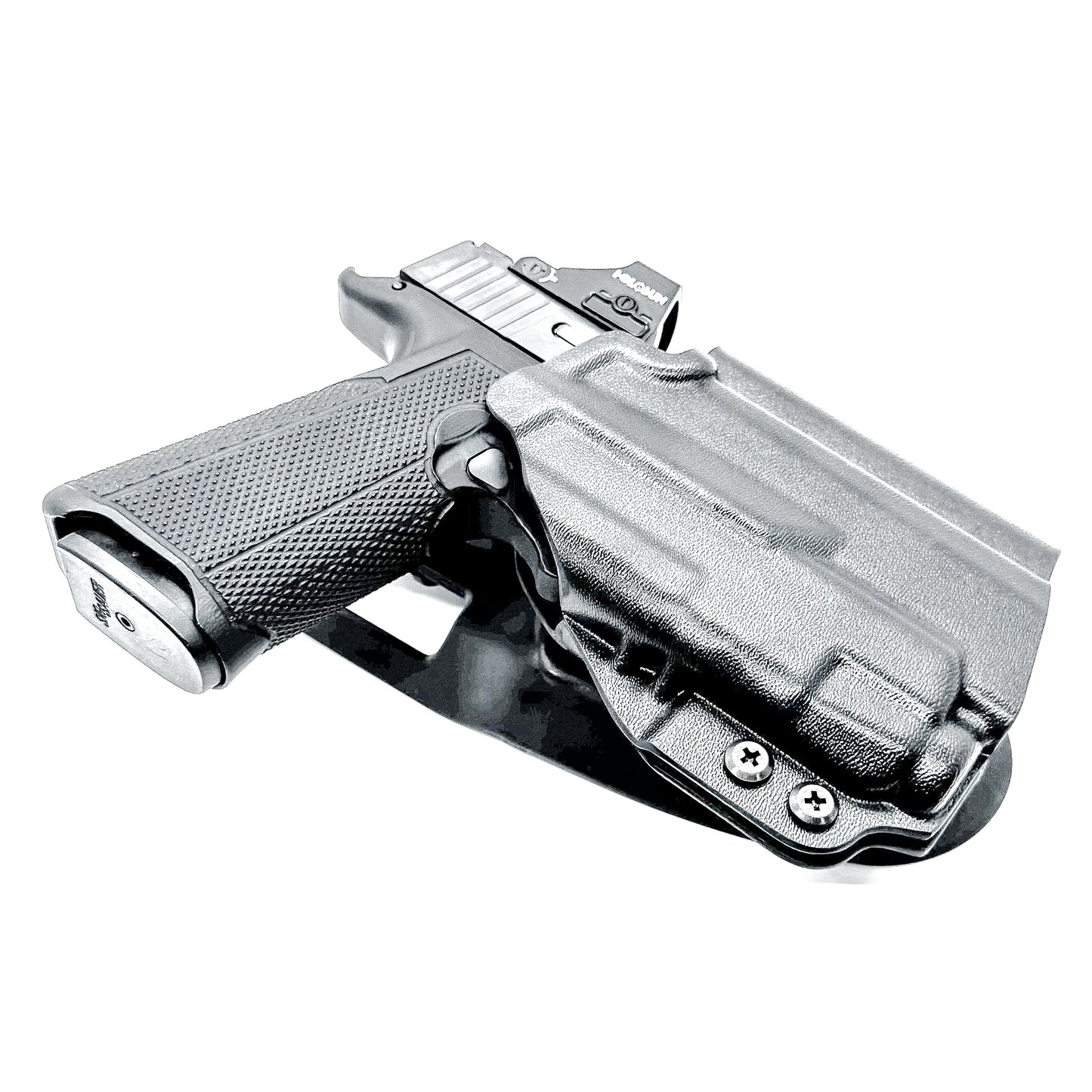 Outside Waistband (OWB) Duty & Competition holster built for Icarus ACE 365 311 & TLR-7 X or TLR-7 A. Red-dot & suppressor-sight compatible, made in the USA.