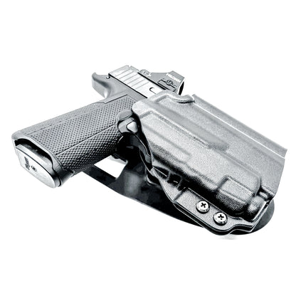 Outside Waistband (OWB) Duty & Competition holster built for Icarus ACE 365 311 & TLR-7 X or TLR-7 A. Red-dot & suppressor-sight compatible, made in the USA.