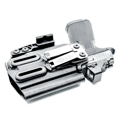 Inside Waistband (IWB) holster for the Icarus Precision ACE 365 311 & TLR-7 X and TLR-7 A. Optic-ready, Enigma compatible, ModWing concealment, made in the USA.