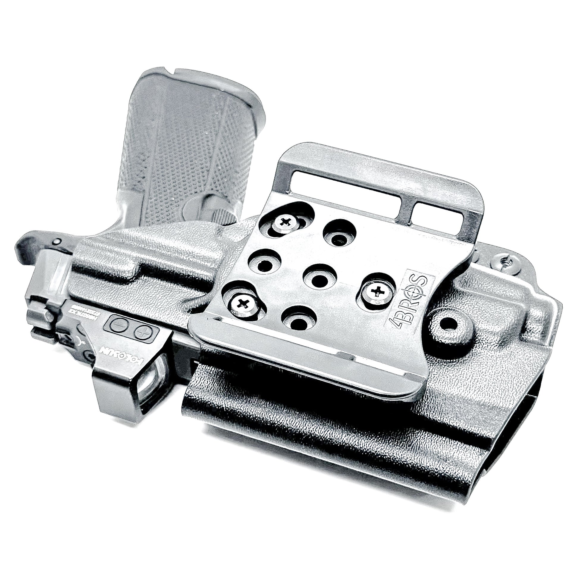 Outside Waistband (OWB) holster fits Icarus ACE 365 311 & TLR-7 X or TLR-7 A. Red-dot compatible, adjustable retention, open muzzle, USA-made quality.