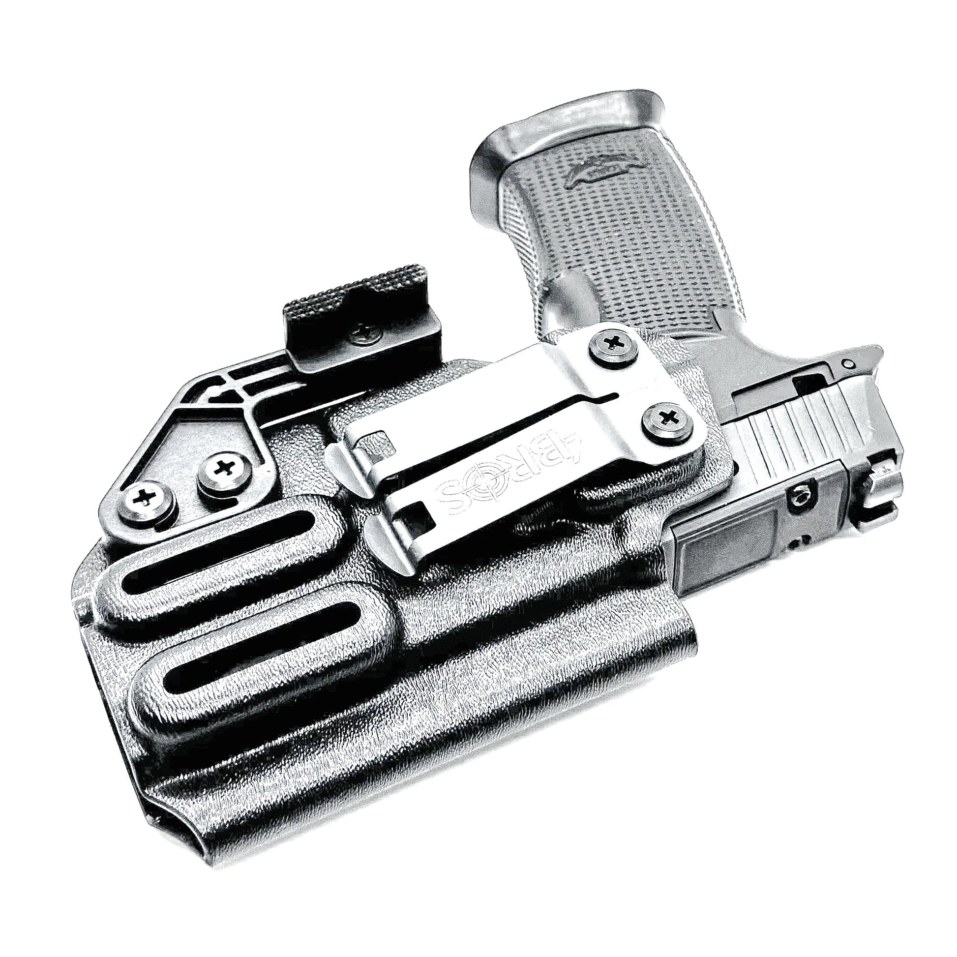 Inside waistband holster built for the Icarus Precision AIR Polymer XMACRO Grip Module and P365-XMACRO or P365XL Slide.