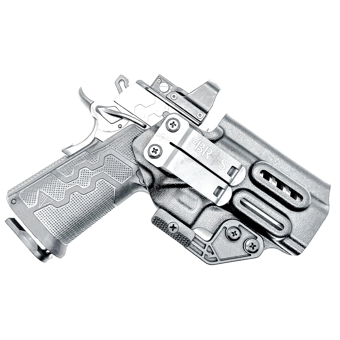 4BROS Holsters Kimber 2K11 PRO 4.25 inch Double Stack 1911 IWB holster with precision fit, .093 thickness, adjustable retention, and all-day comfort