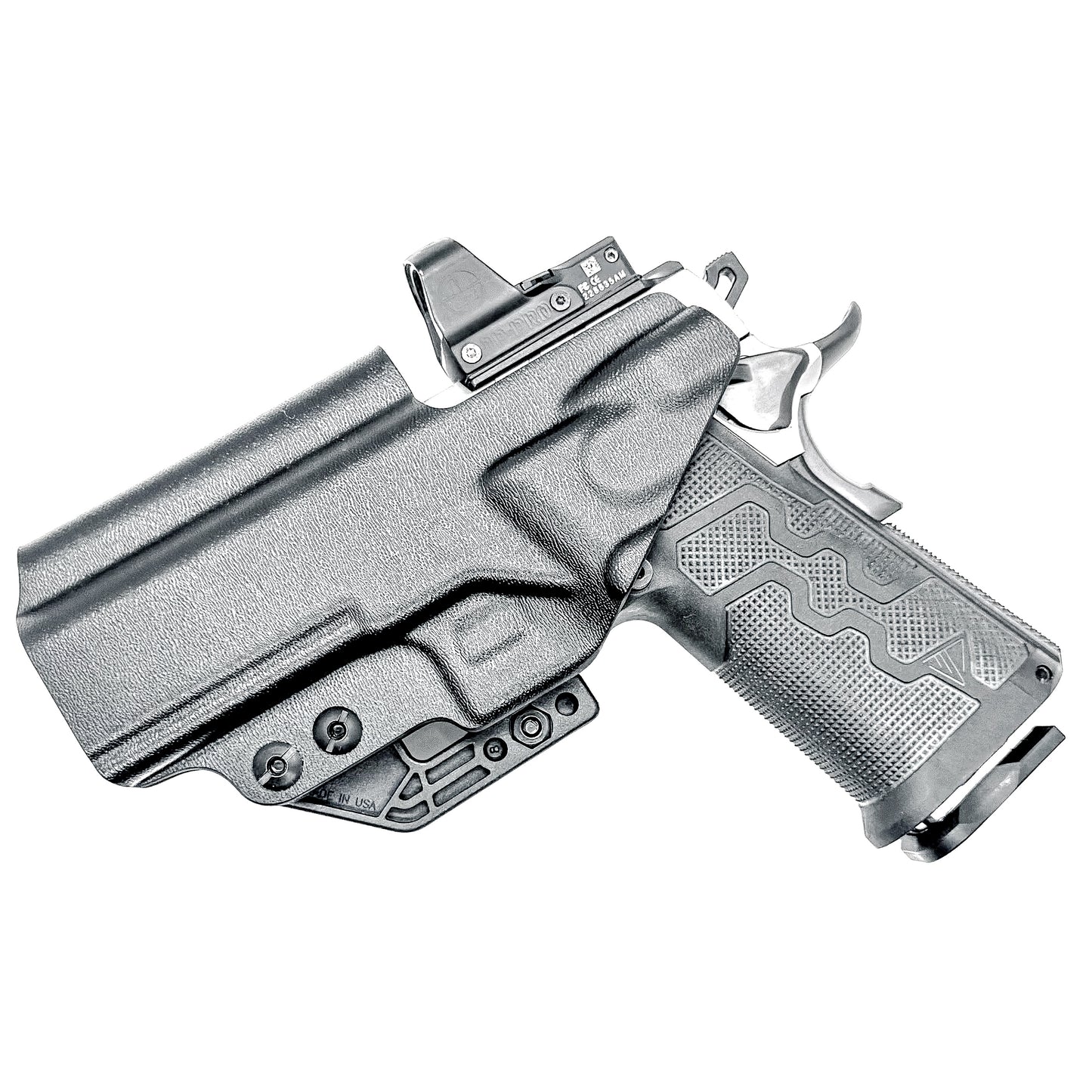 4BROS Holsters Kimber 2K11 PRO 4.25 inch Double Stack 1911 IWB holster with precision fit, .093 thickness, adjustable retention, and all-day comfort