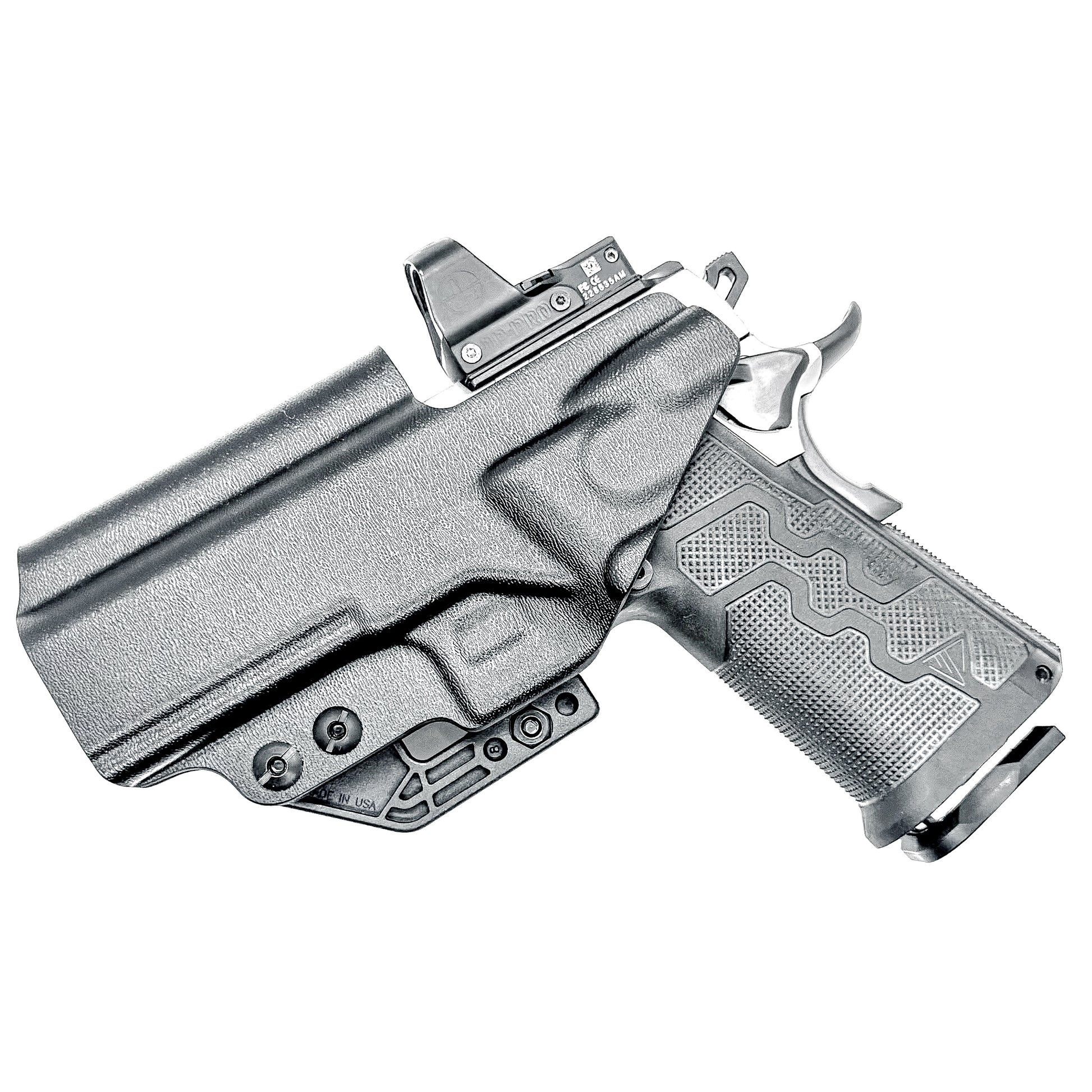 4BROS Holsters Kimber 2K11 PRO 4.25 inch Double Stack 1911 IWB holster with precision fit, .093 thickness, adjustable retention, and all-day comfort