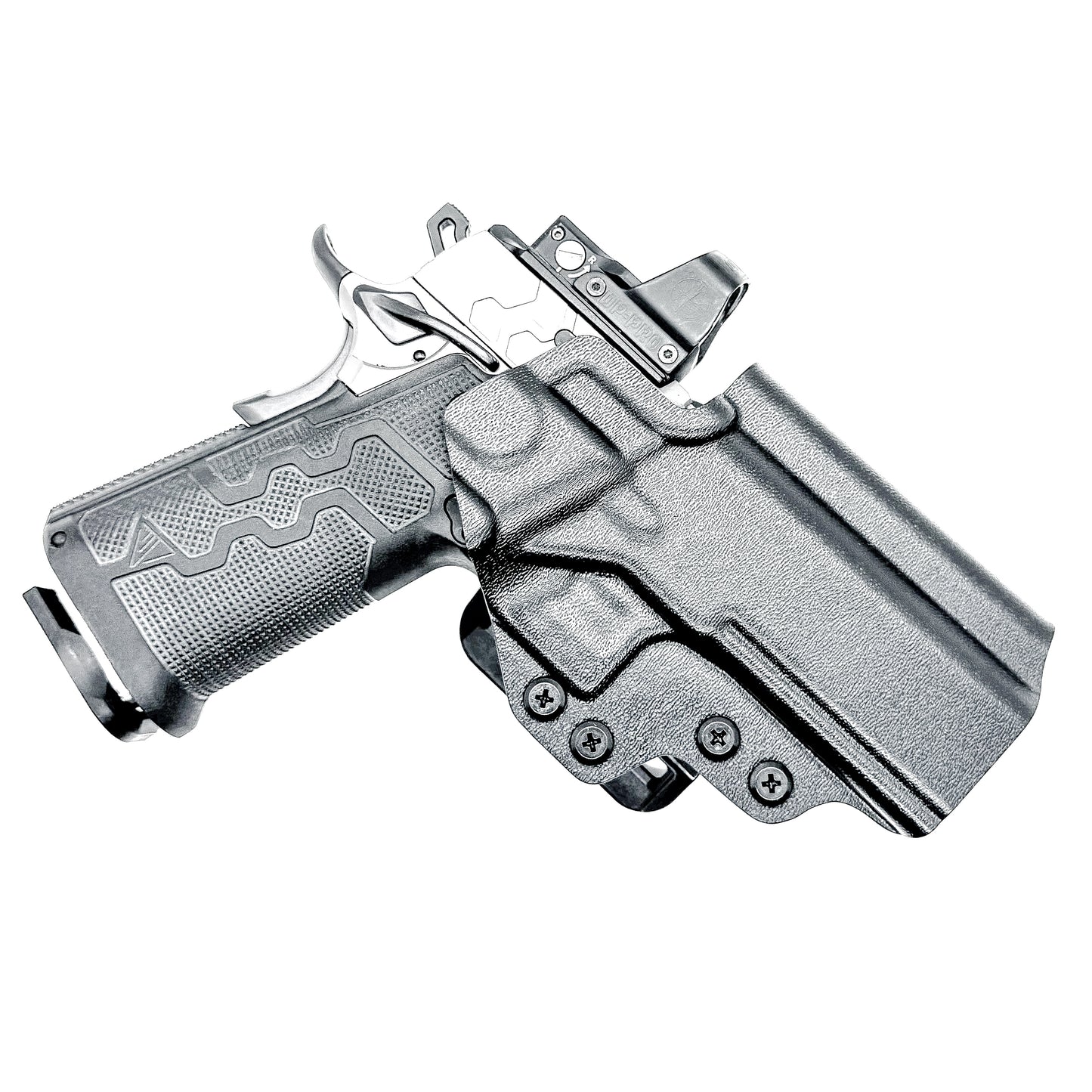 4BROS Holsters Kimber 2K11 PRO 4.25 inch Double Stack 1911 OWB holster with precision fit, .093 thickness, and adjustable retention for secure carry
