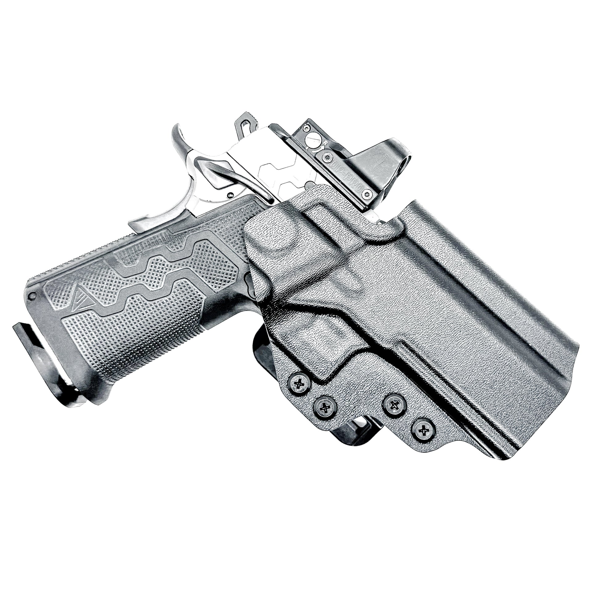 4BROS Holsters Kimber 2K11 PRO 4.25 inch Double Stack 1911 OWB holster with precision fit, .093 thickness, and adjustable retention for secure carry