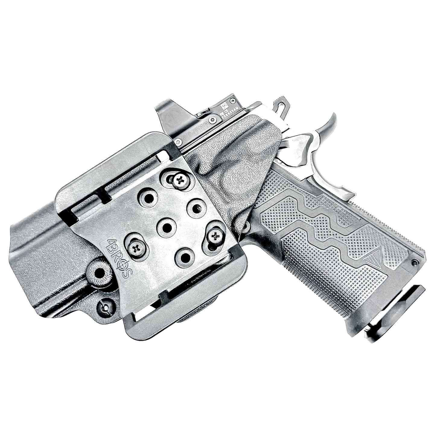 4BROS Holsters Kimber 2K11 PRO 4.25 inch Double Stack 1911 OWB holster with precision fit, .093 thickness, and adjustable retention for secure carry