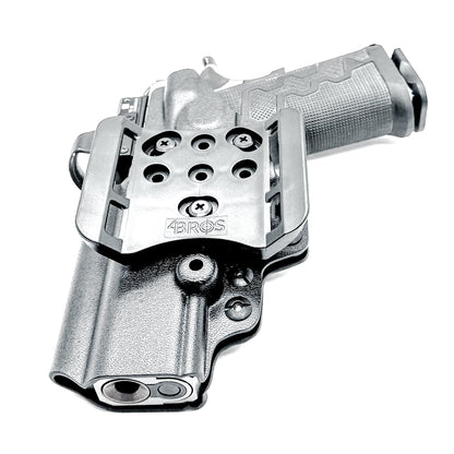 4BROS Holsters Kimber 2K11 PRO 4.25 inch Double Stack 1911 OWB holster with precision fit, .093 thickness, and adjustable retention for secure carry