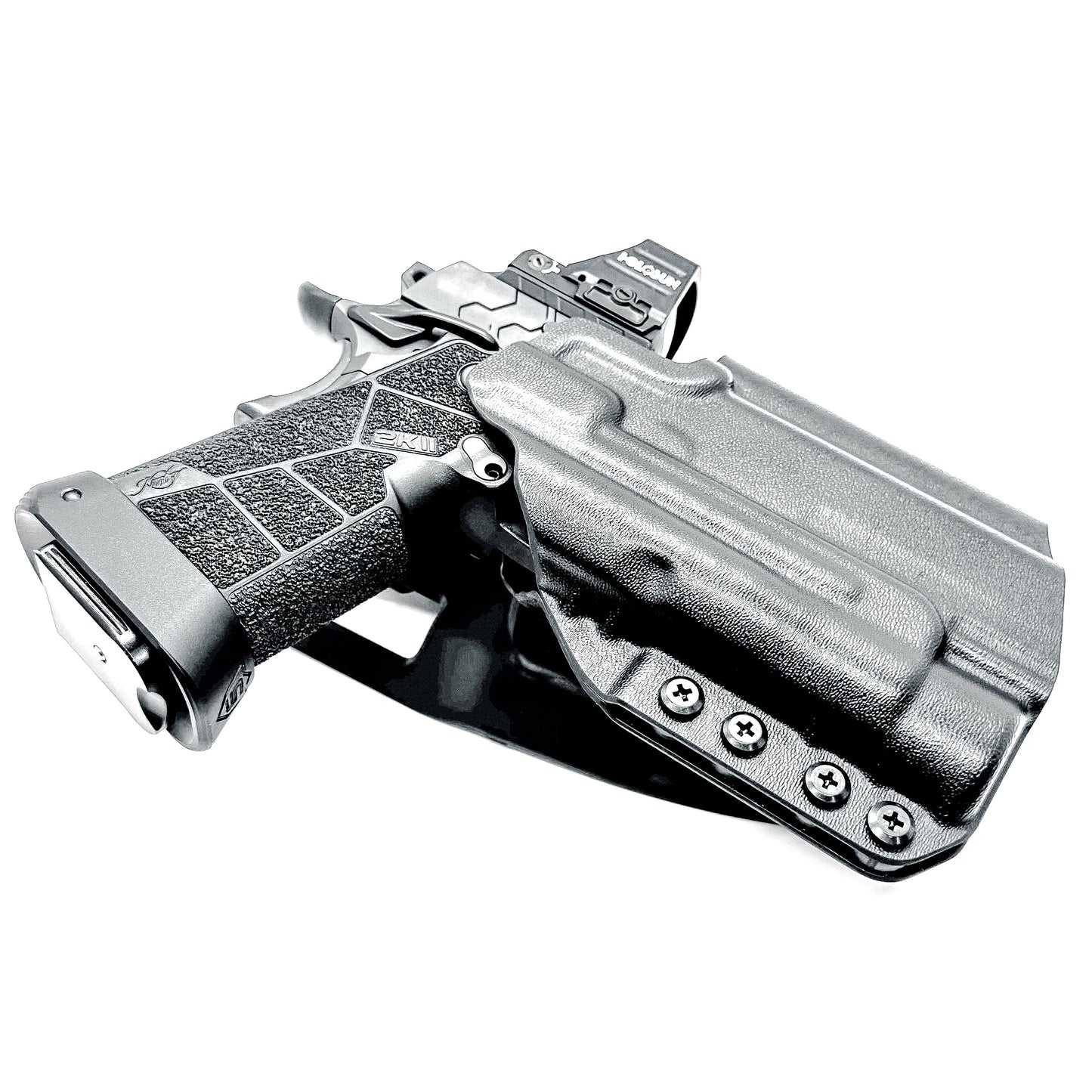 Kimber 2K11 PRO 4.25" and TLR-1 HL OWB Outside Waistband light duty & competition holster with adjustable retention and optic compatibility