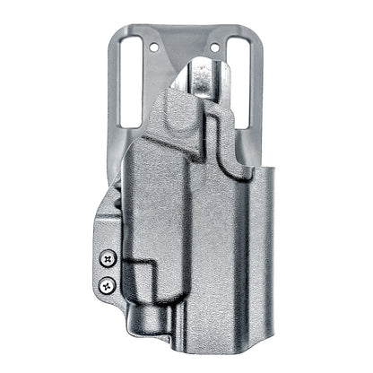 Kimber 2K11 PRO 4.25" and TLR-7 HL-X OWB Outside Waistband light duty & competition holster with adjustable retention and optic compatibility.