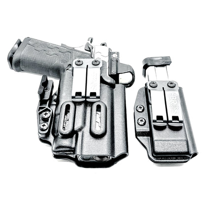 IWB holster combo for Kimber 2K11 PRO 4.25" & Streamlight TLR-7 HL-X & 2011 mags. Includes mag carrier, Modwing, and Monoblock clips. Ships fast from the USA.