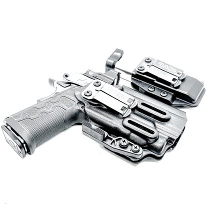 IWB holster combo for Kimber 2K11 PRO 4.25" & Streamlight TLR-7 HL-X & 2011 mags. Includes mag carrier, Modwing, and Monoblock clips. Ships fast from the USA.