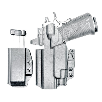 IWB holster combo for Kimber 2K11 PRO 4.25" & Streamlight TLR-7 HL-X & 2011 mags. Includes mag carrier, Modwing, and Monoblock clips. Ships fast from the USA.