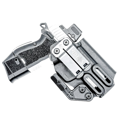 Kimber CDS9 IWB Holster for concealed carry. Precision-molded Inside Waistband holster with adjustable retention, optics compatibility, and all-day comfort.v