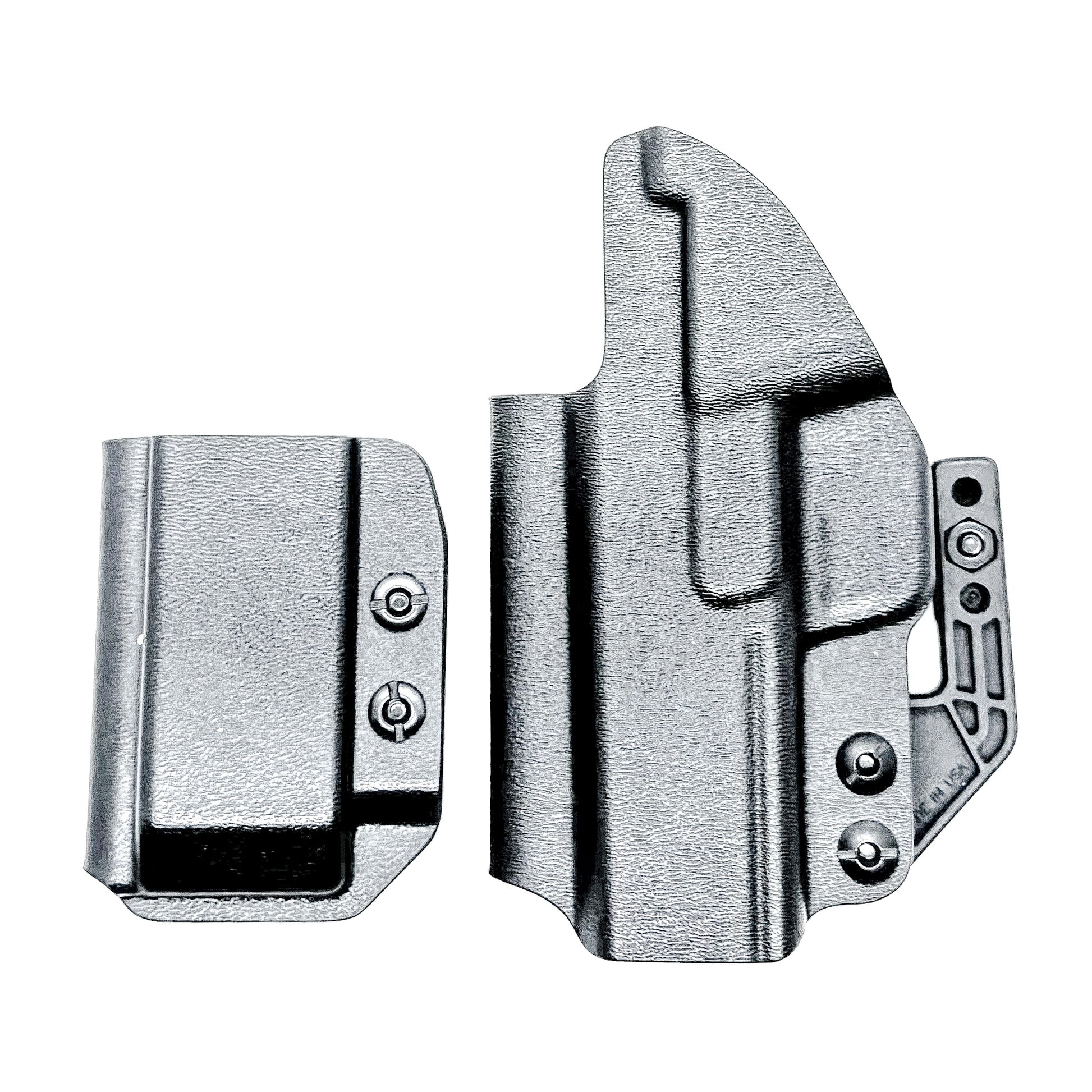 Kimber CDS9 IWB holster and magazine carrier combo. Complete Inside Waistband carry system with adjustable retention, optics compatibility, and comfort.