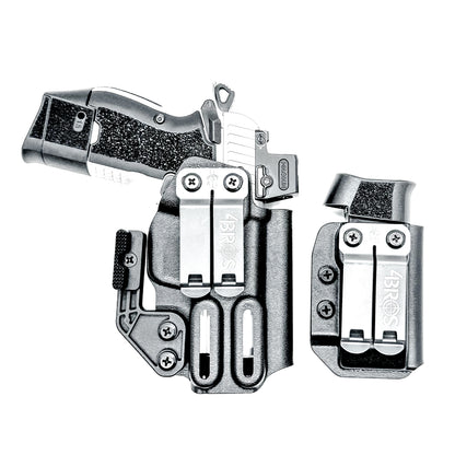 Kimber CDS9 IWB holster and magazine carrier combo. Complete Inside Waistband carry system with adjustable retention, optics compatibility, and comfort.