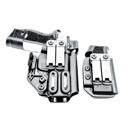 Kimber CDS9 IWB holster and magazine carrier combo. Complete Inside Waistband carry system with adjustable retention, optics compatibility, and comfort.