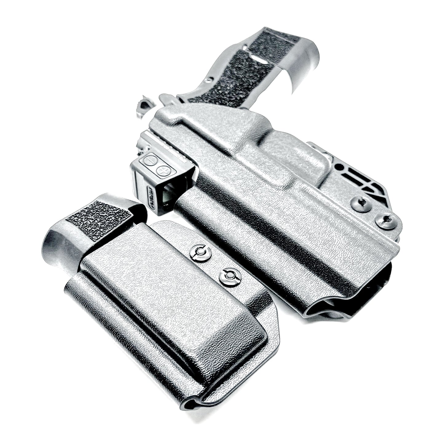 Kimber CDS9 IWB holster and magazine carrier combo. Complete Inside Waistband carry system with adjustable retention, optics compatibility, and comfort.
