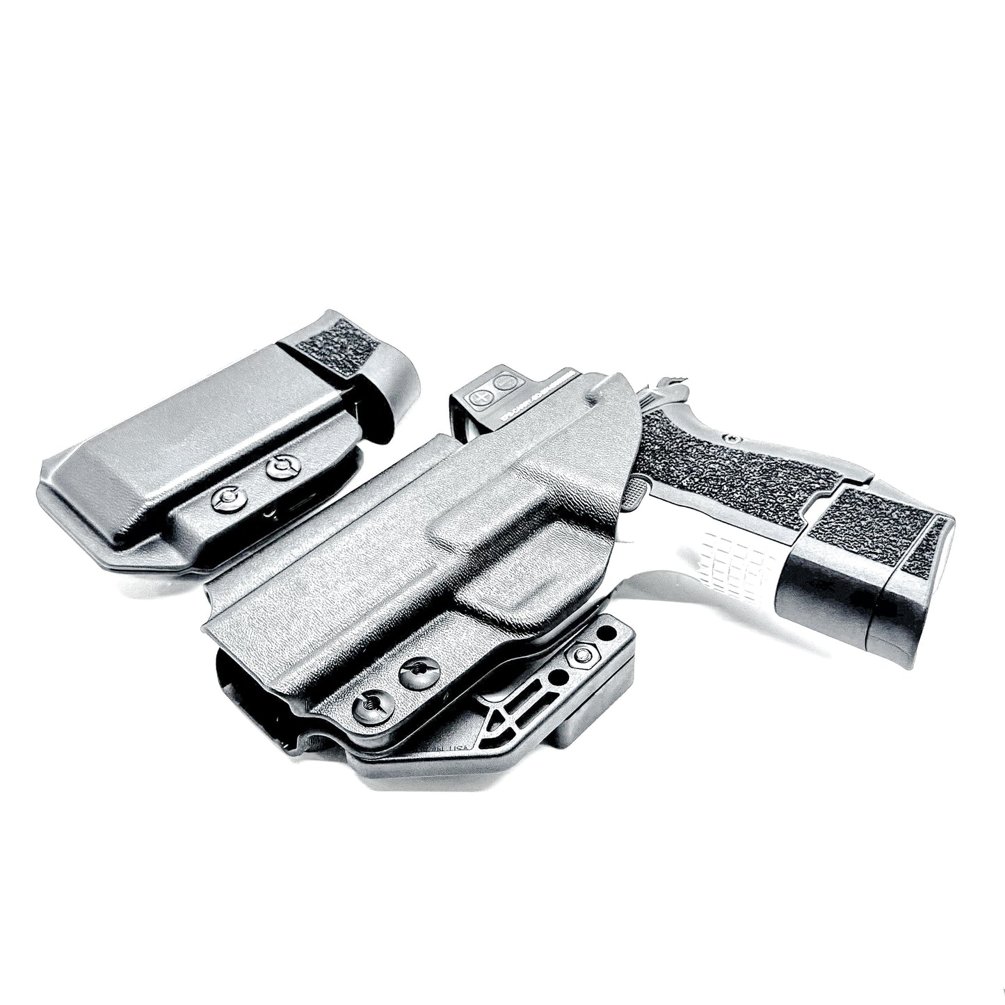 Kimber CDS9 IWB holster and magazine carrier combo. Complete Inside Waistband carry system with adjustable retention, optics compatibility, and comfort.
