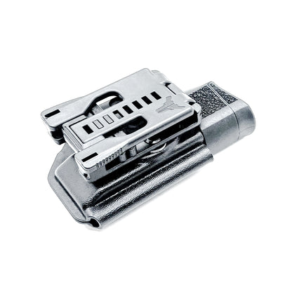 Kimber CDS9 OWB Magazine Carrier for Outside Waistband carry. Adjustable retention, ambidextrous setup, cant adjustment, and USA-made durability.