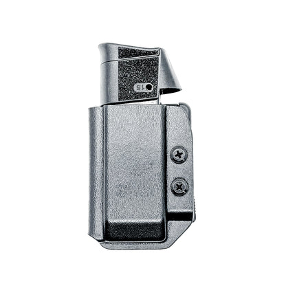 Kimber CDS9 OWB Magazine Carrier for Outside Waistband carry. Adjustable retention, ambidextrous setup, cant adjustment, and USA-made durability.