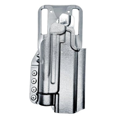 Kimber DS Warrior and Streamlight TLR-1 HL OWB (Outside Waistband) light-duty & competition holster with fast draw, adjustable retention & optic compatibility.