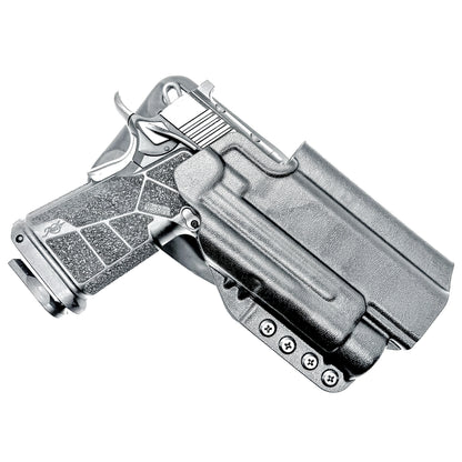 Kimber DS Warrior and Streamlight TLR-1 HL OWB (Outside Waistband) light-duty & competition holster with fast draw, adjustable retention & optic compatibility.