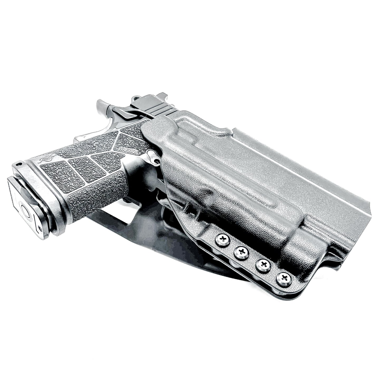 Kimber DS Warrior and Streamlight TLR-1 HL OWB (Outside Waistband) light-duty & competition holster with fast draw, adjustable retention & optic compatibility.