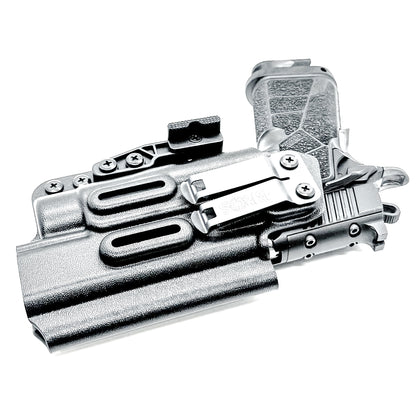 Kimber DS Warrior and Streamlight TLR-1 HL Inside Waistband IWB holster with adjustable retention, optic compatibility, and comfortable concealed carry