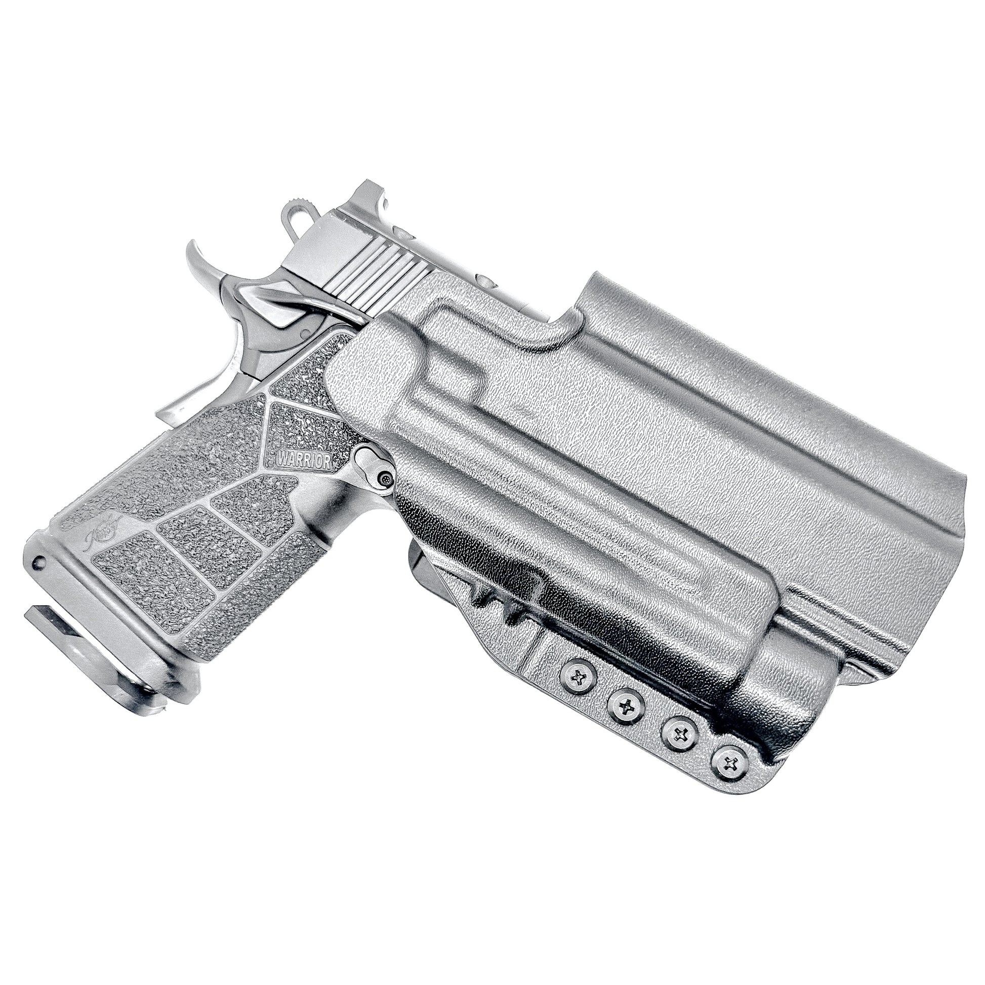 Kimber DS Warrior and Streamlight TLR-1 HL Outside Waistband OWB holster with adjustable retention, optic compatibility, and durable everyday carry.