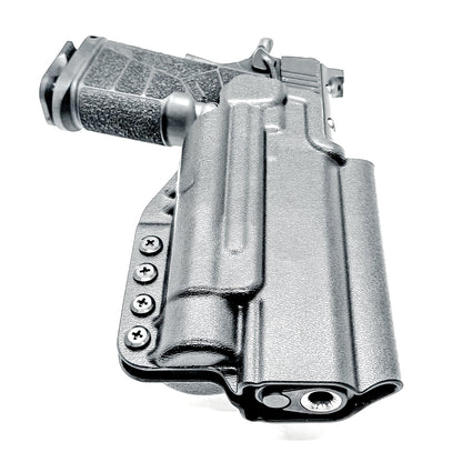 Kimber DS Warrior and Streamlight TLR-1 HL Outside Waistband OWB holster with adjustable retention, optic compatibility, and durable everyday carry.