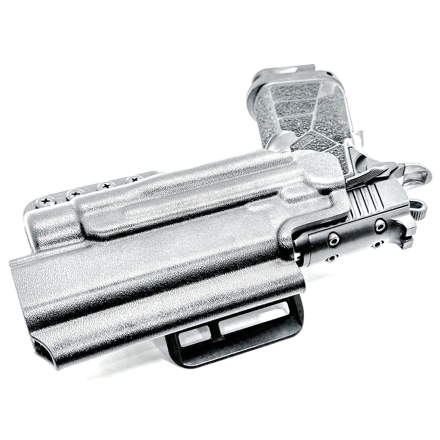 Kimber DS Warrior and Streamlight TLR-1 HL Outside Waistband OWB holster with adjustable retention, optic compatibility, and durable everyday carry.