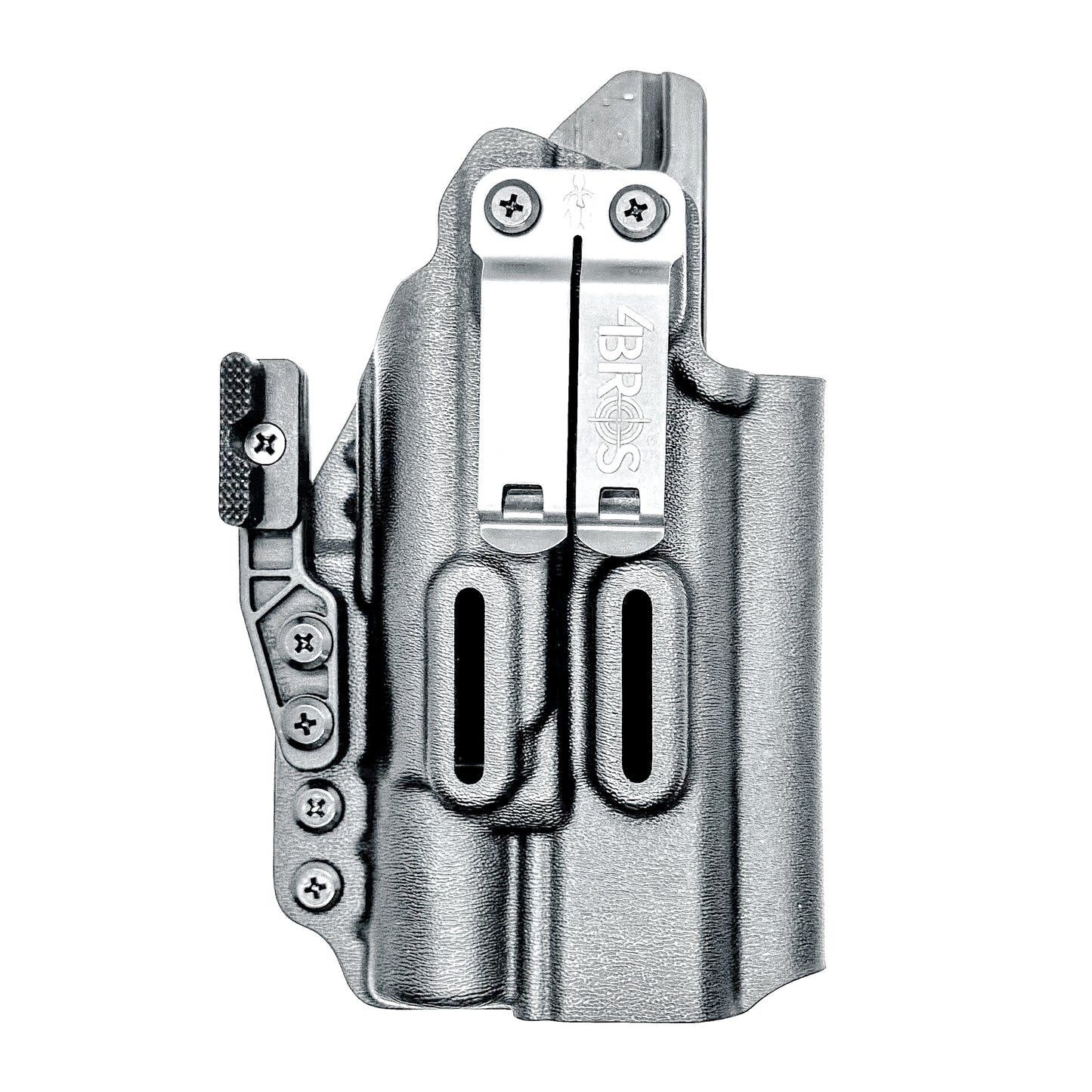 Kimber DS Warrior IWB holster with SureFire X300U support. Inside Waistband concealed carry holster with adjustable retention, optic compatibility, and comfort.