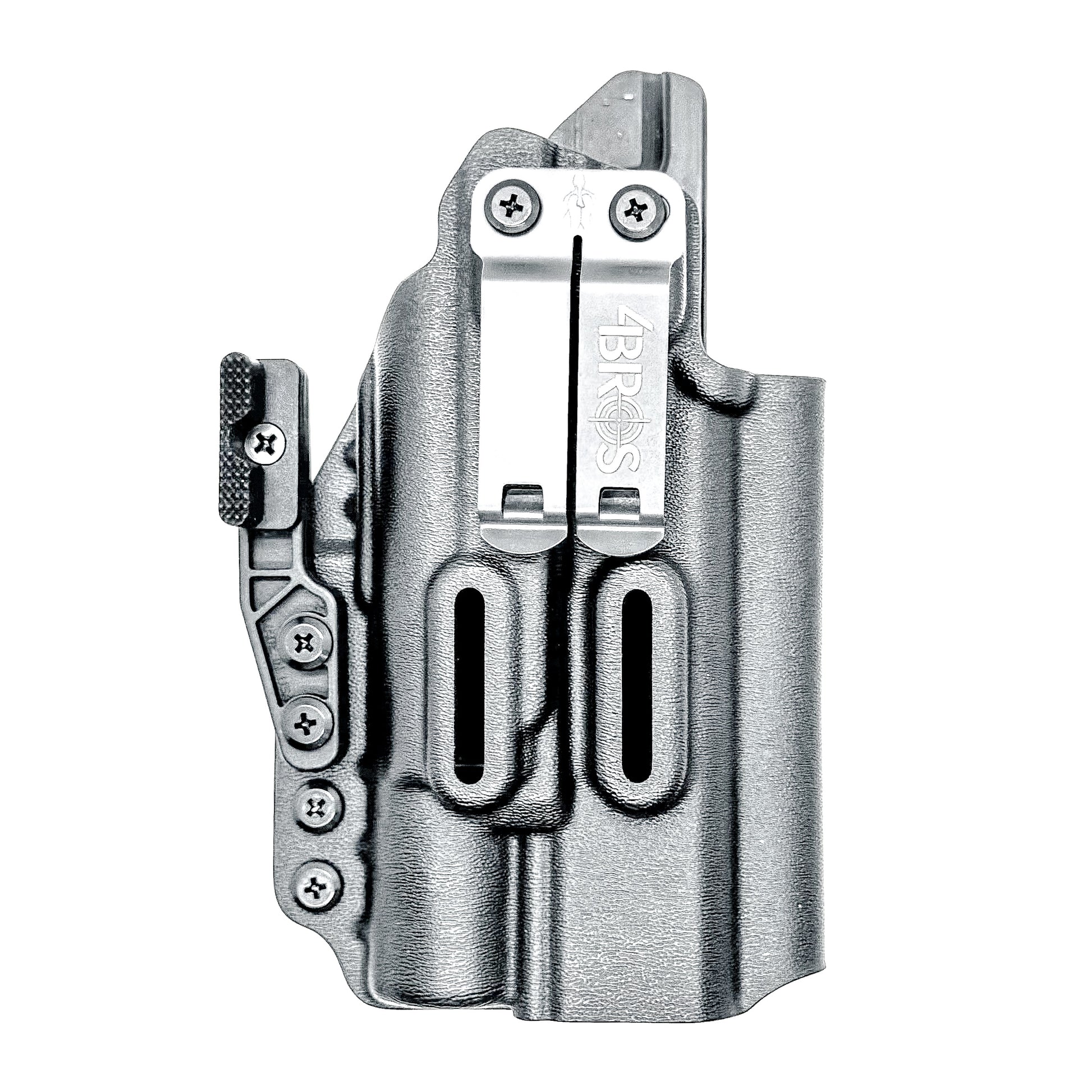 Kimber DS Warrior IWB holster with SureFire X300U support. Inside Waistband concealed carry holster with adjustable retention, optic compatibility, and comfort.