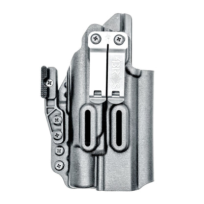 Kimber DS Warrior IWB holster with SureFire X300U support. Inside Waistband concealed carry holster with adjustable retention, optic compatibility, and comfort.