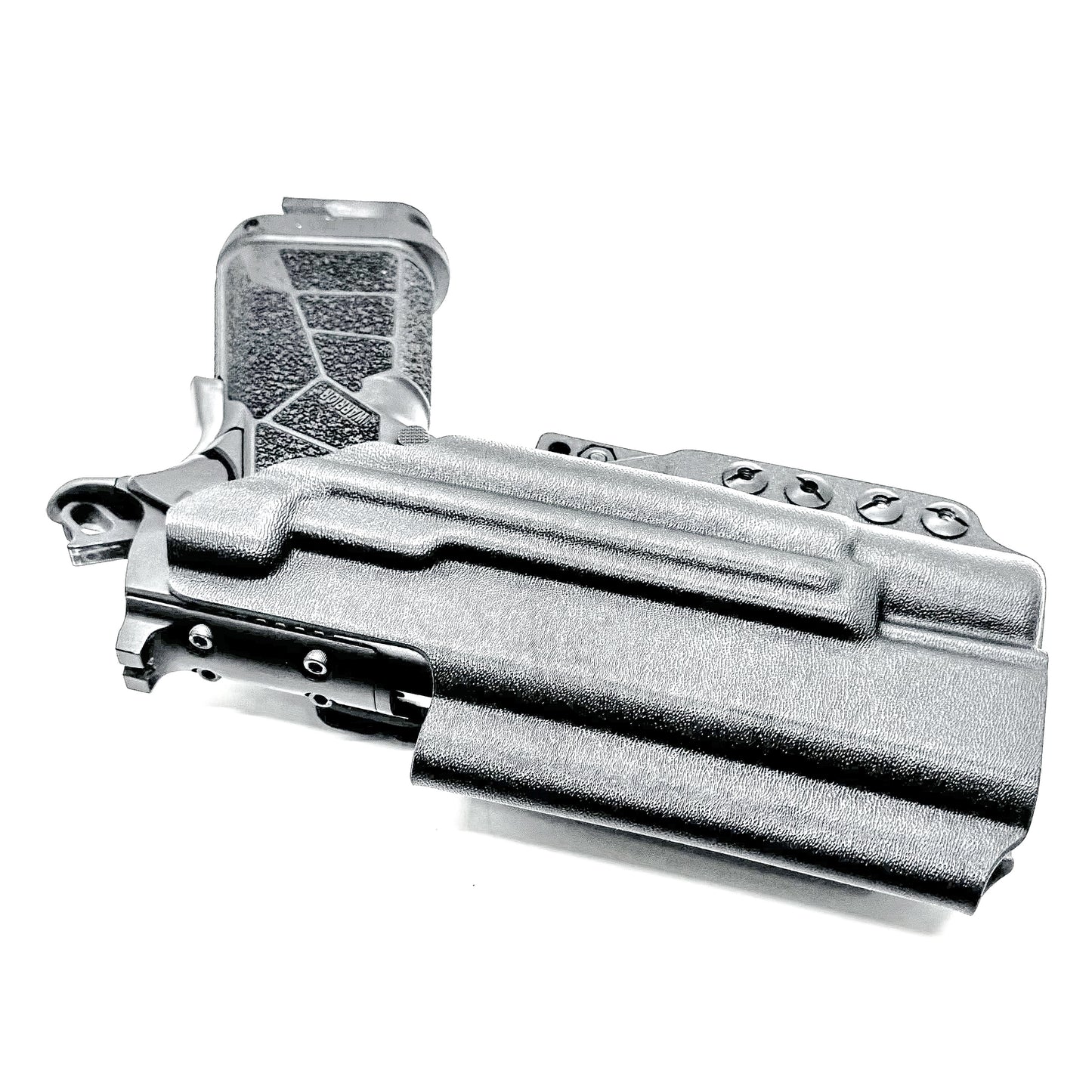 Kimber DS Warrior IWB holster with SureFire X300U support. Inside Waistband concealed carry holster with adjustable retention, optic compatibility, and comfort.