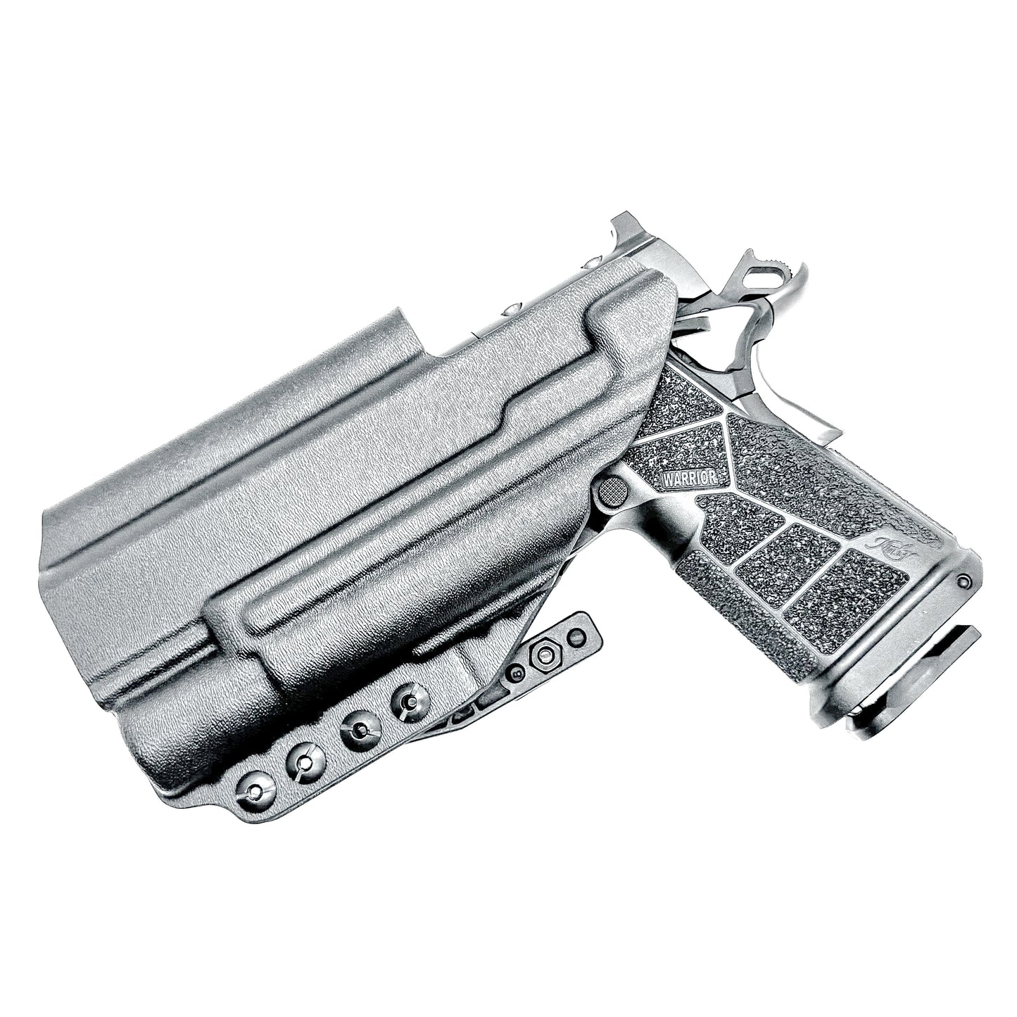 Kimber DS Warrior IWB holster with SureFire X300U support. Inside Waistband concealed carry holster with adjustable retention, optic compatibility, and comfort.