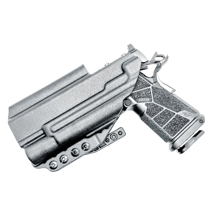 Kimber DS Warrior IWB holster with SureFire X300U support. Inside Waistband concealed carry holster with adjustable retention, optic compatibility, and comfort.