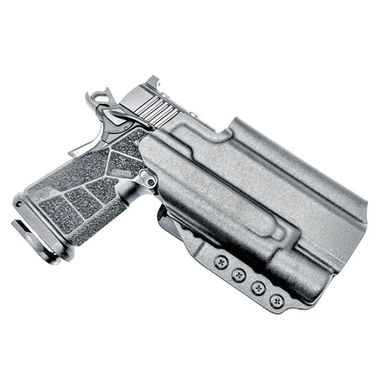 Kimber DS Warrior OWB holster with SureFire X300U. Outside Waistband holster for range and everyday carry with adjustable retention and optic compatibility